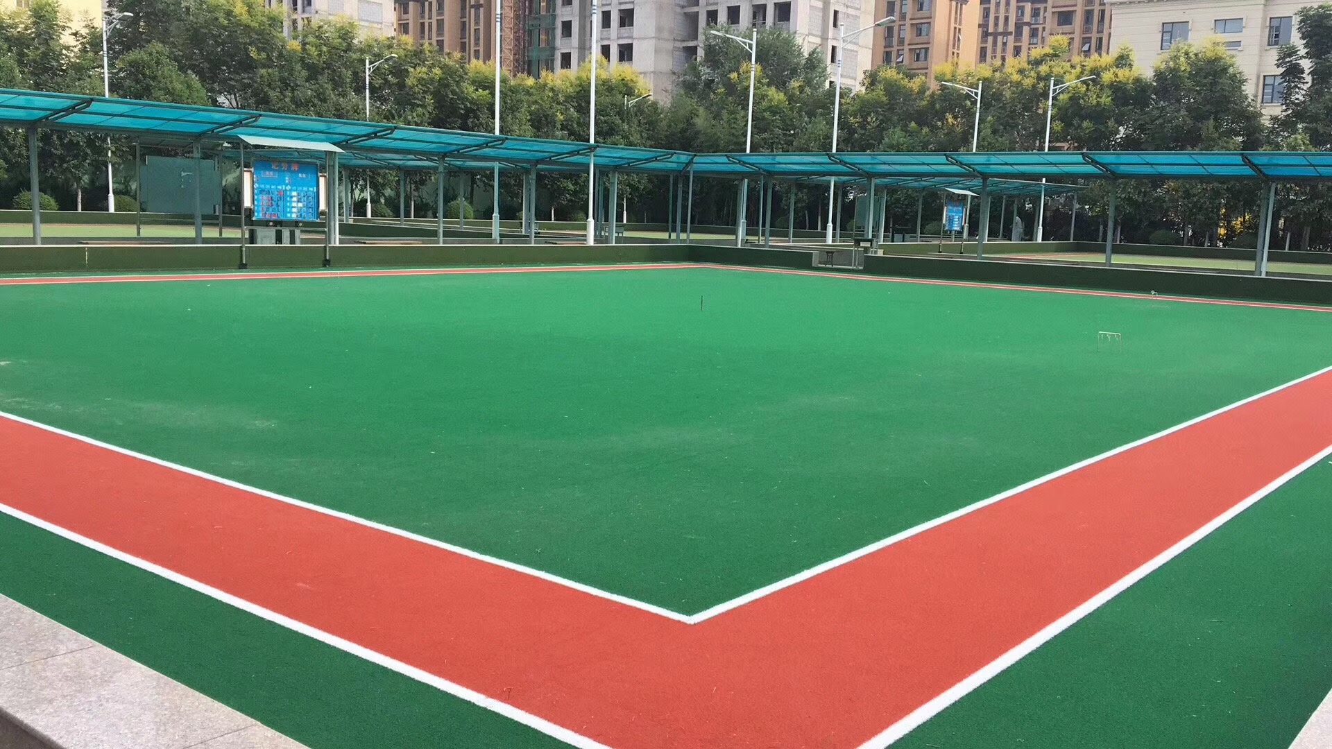 河南鄭州市某門球場(chǎng)地案例